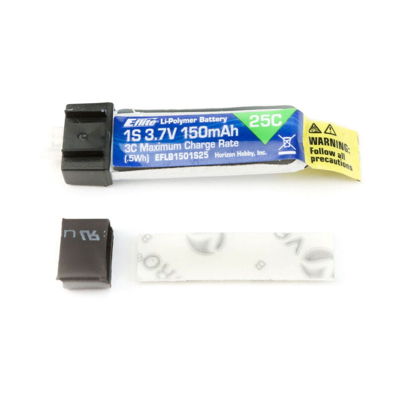 E-flite Lipo Akku 150mAh 1S 25C 3.7V 3C Charge Rate