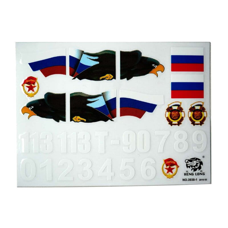 Torro Aufkleber_Decals Panzer T-90 - RC-Zubehoer