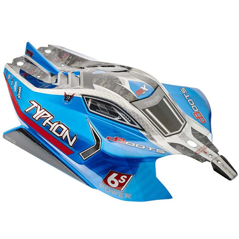 Arrma AR406118 Body Blue Painted W_Decals Typhon 6S BLX - RC-Zubehoer