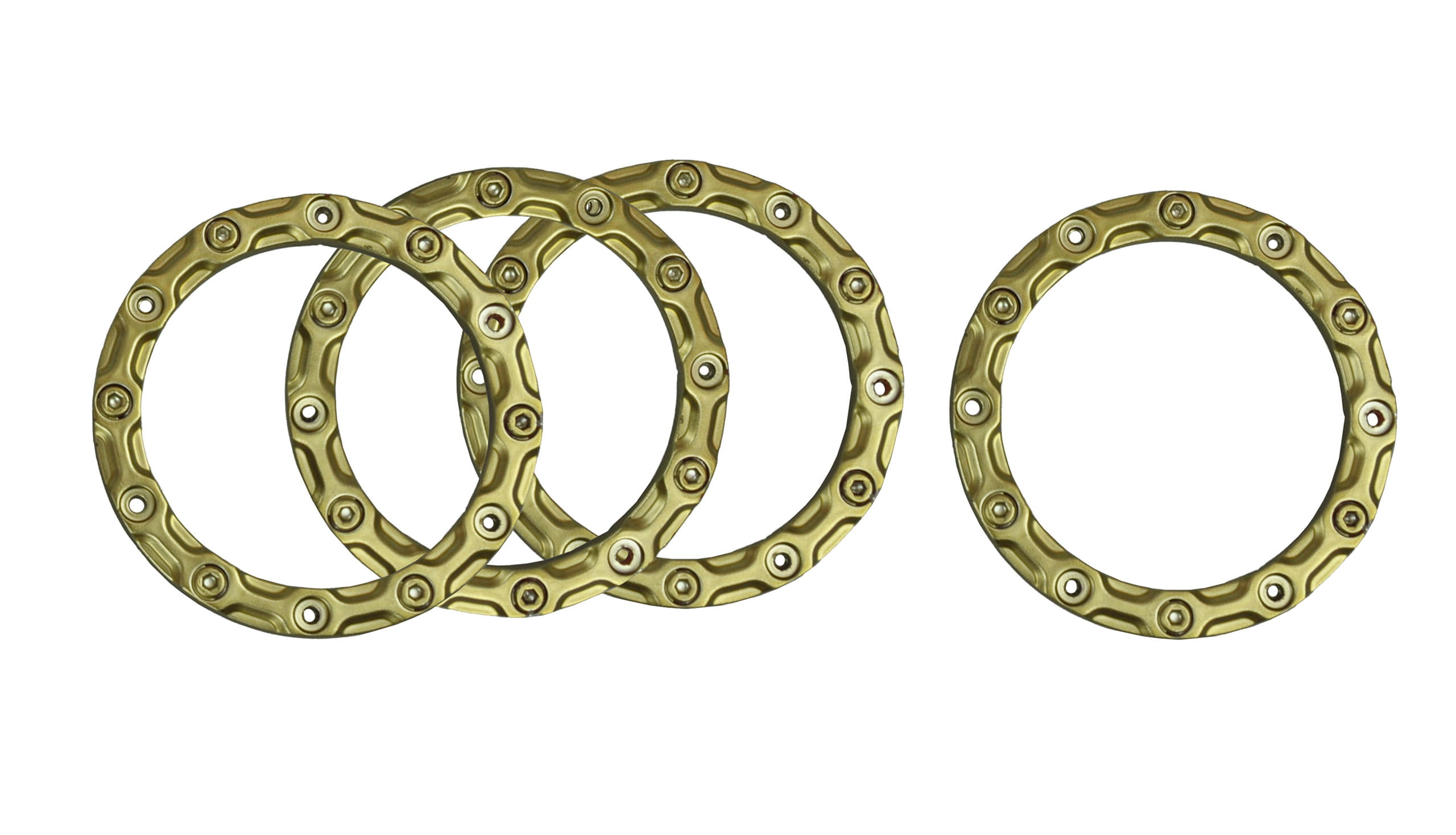 Amewi Felgenringe gold, 4 Stück