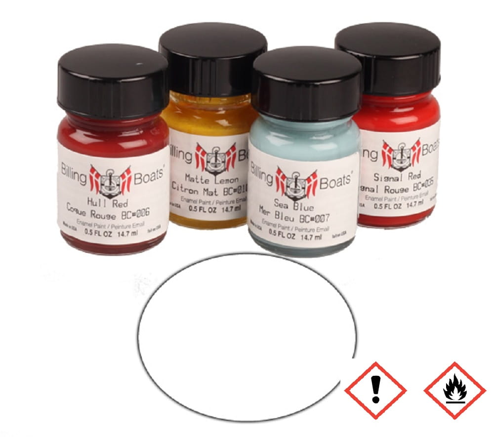 Billing Boats Weiß 22 ml Acryl Farbe Billing Boats Weiß 22 ml Acryl Farbe