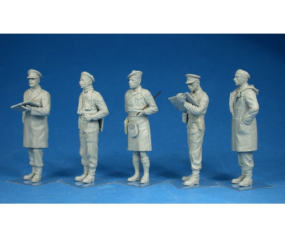 Plastikmodellbau von Miniart 1-35 fig brit offiziere 5