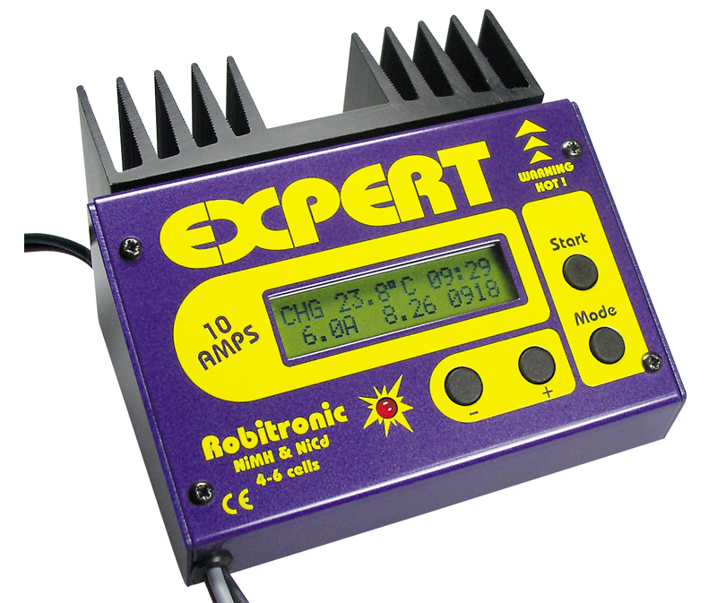 Robitronic Expert Ladegerät 4-8 Zellen, 10 Amp