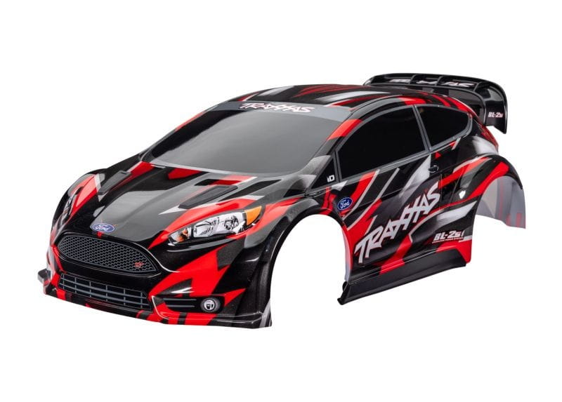 Traxxas Karosserie Ford Fiesta ST Rally rot Traxxas Karosserie Ford Fiesta ST Rally rot - RC-Zubehoer