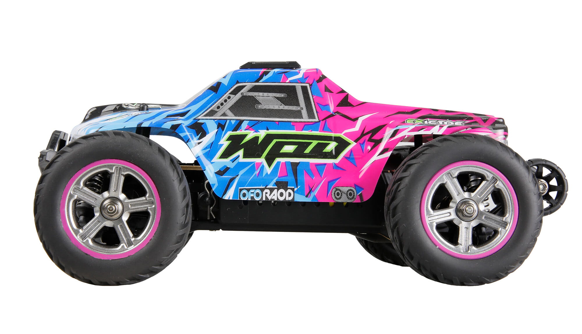 Amewi MAX20 Monstertruck Brushed 4WD 1_20 RTR blau_pink RC Fahrzeug - Art_-Nr. 22700