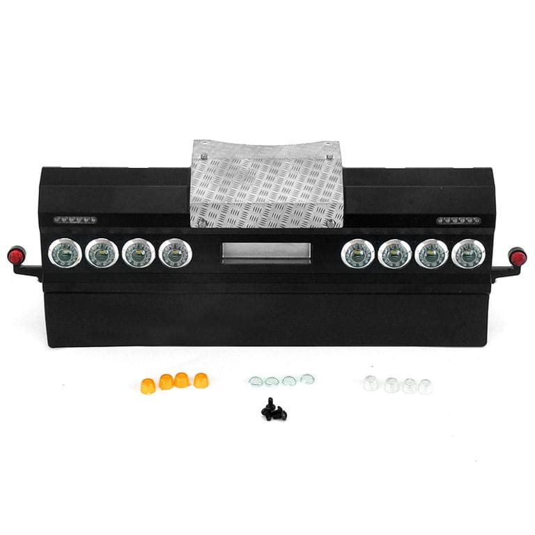 Lesu Heckstossstange mit 8x LED-Rueckleuchten - RC-Zubehoer