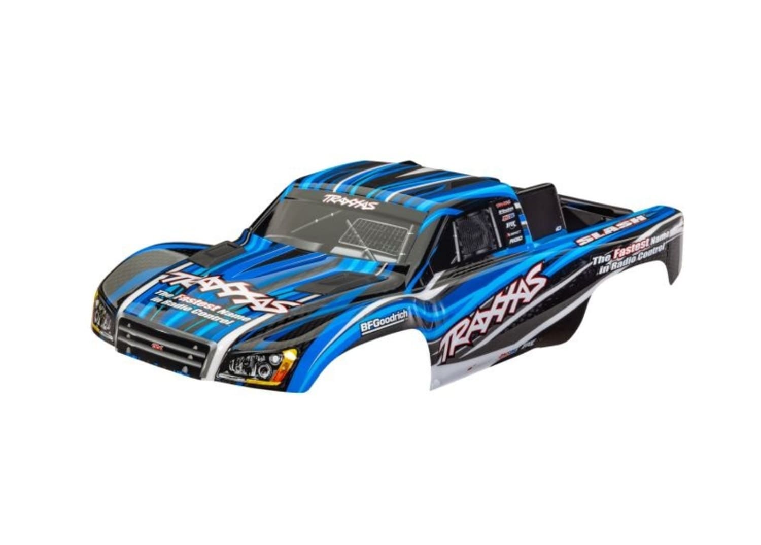 Karosserie Slash 4x4 Blau Clipless fuer RC Modell Traxxas Karosserie Slash 4x4 blau Clipless - RC-Zubehoer