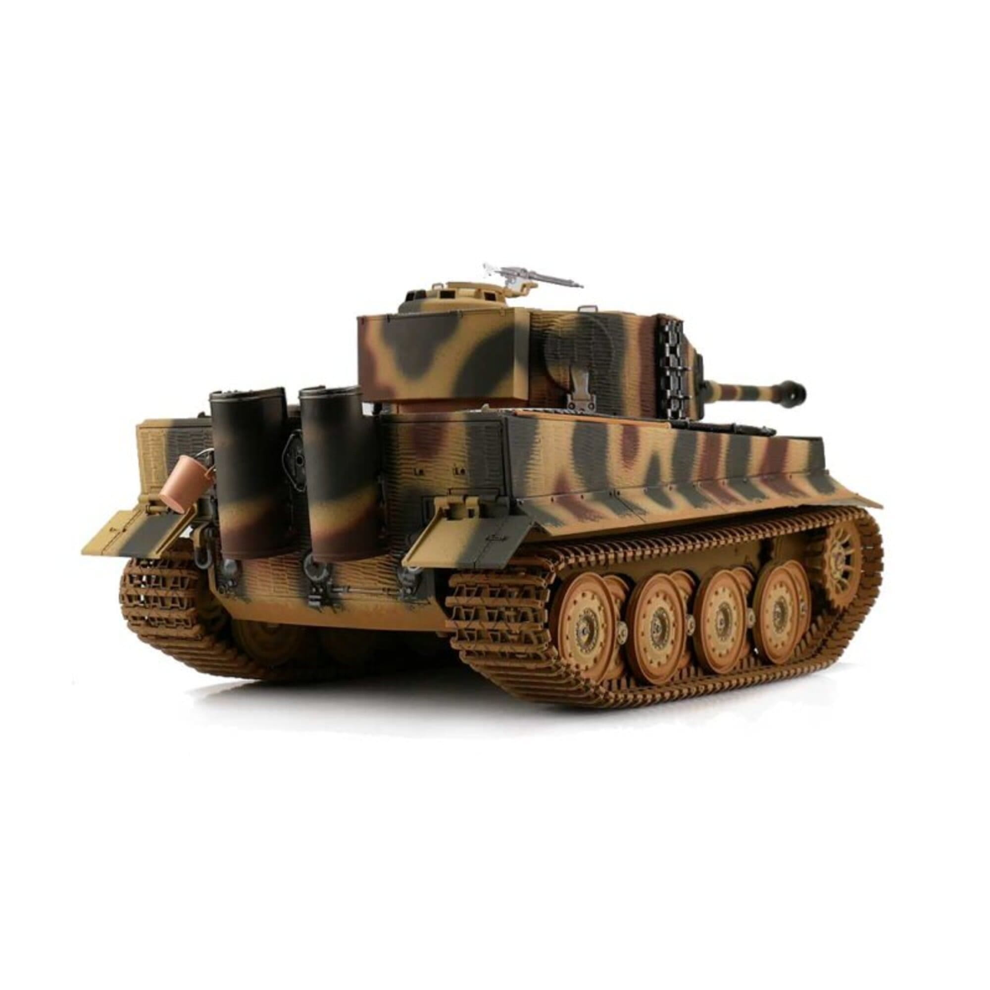 Torro Tiger 1 1_16 RC Panzer Spaete Ausfuehrung Tarn mit Metallketten und IR-Battlesystem