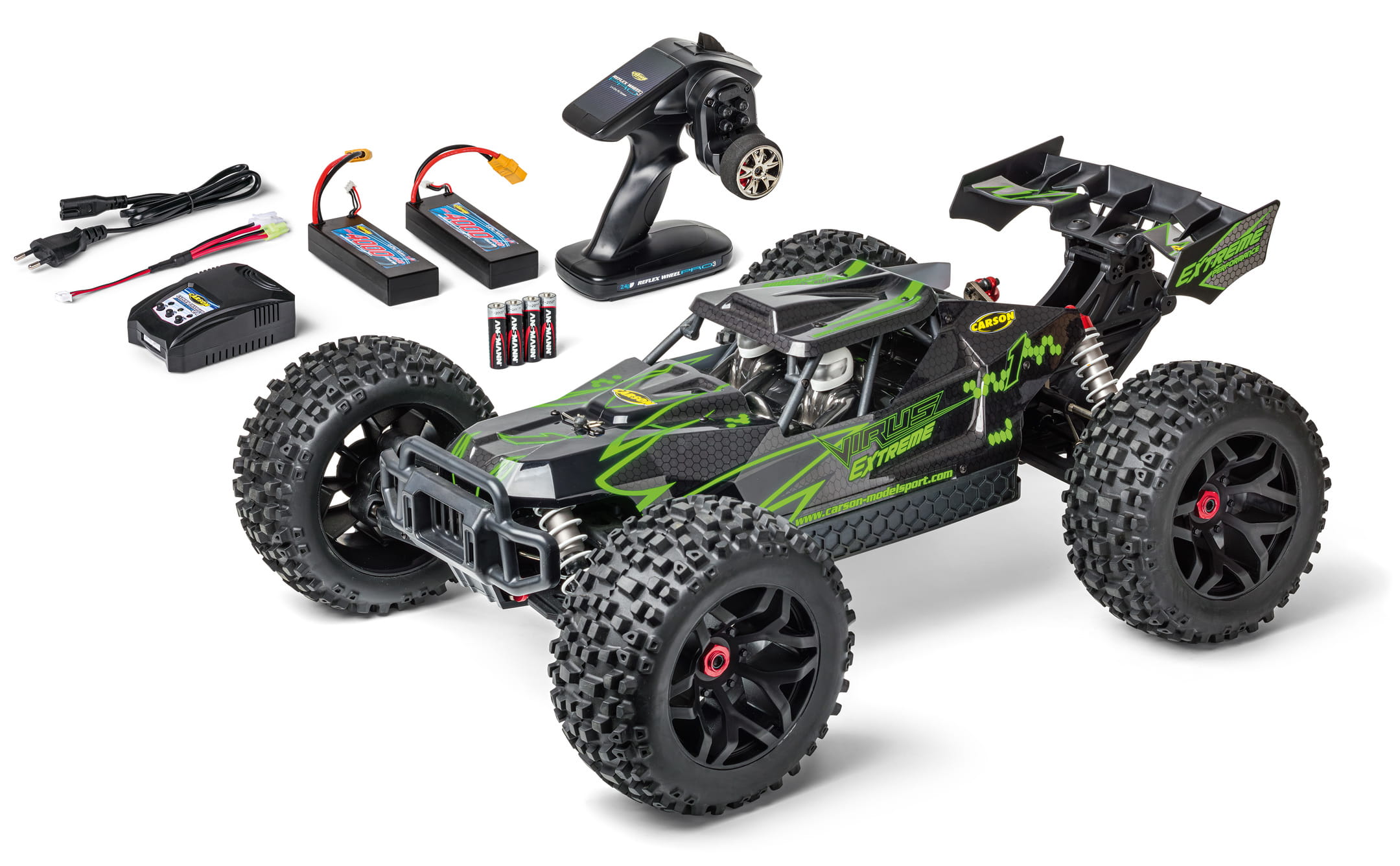 CARSON Virus Extreme Brushless Buggy RTR carson virus extreme gruen