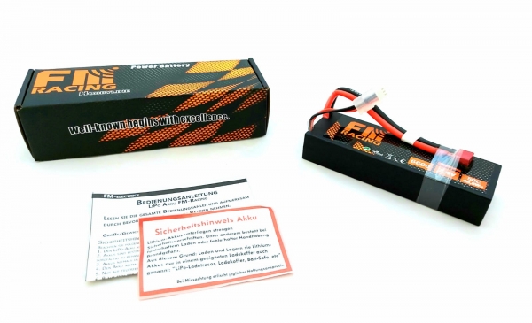 FM Racing LiPo Akku 2S 8000mAh 50C Hardcase