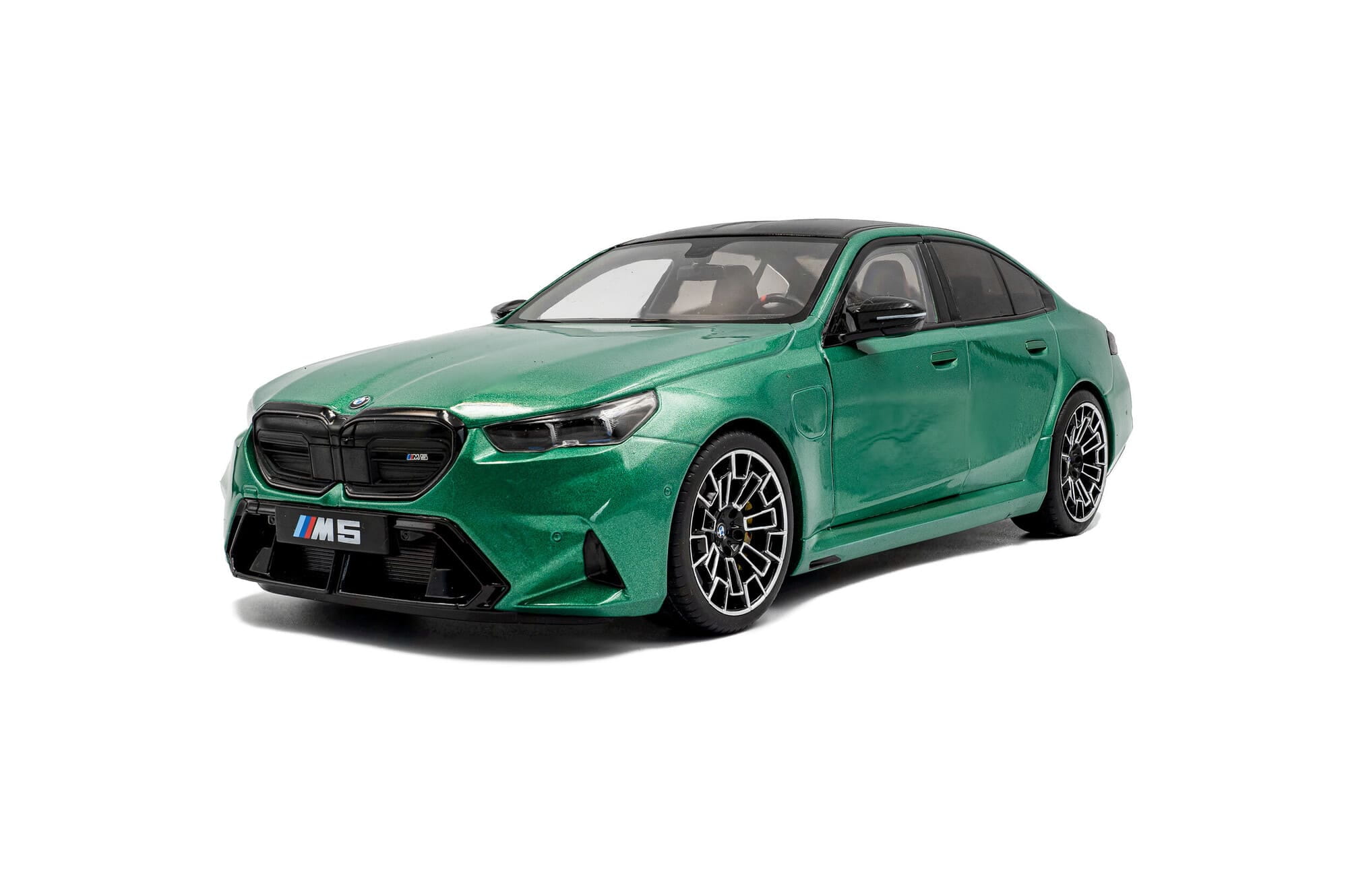 Solido BMW M5 G90 Isle of Man Green Standmodellauto im Massstab 1_18