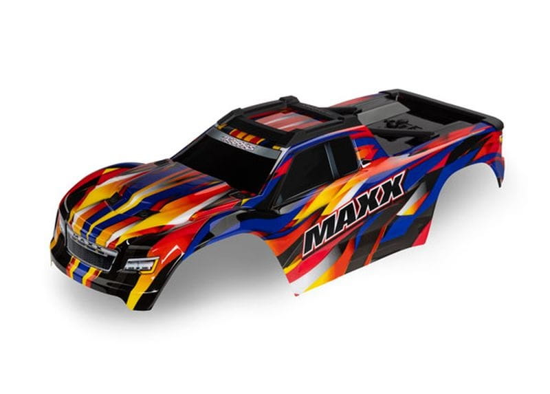 Traxxas Karosserie Maxx gelb lackiert Traxxas Karosserie Maxx gelb lackiert