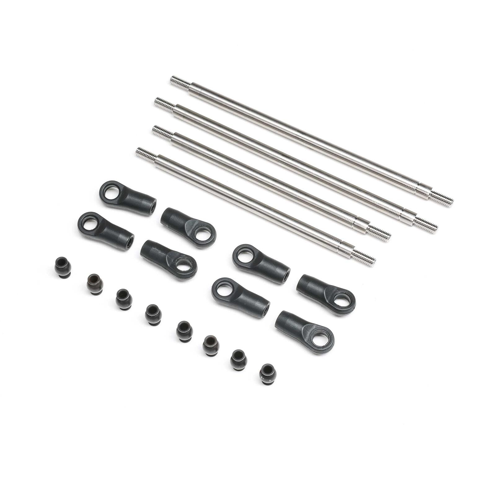 Axial Rear Upper_Lower 4WS Links Set Titanium_ AXP8 - RC-Zubehoer