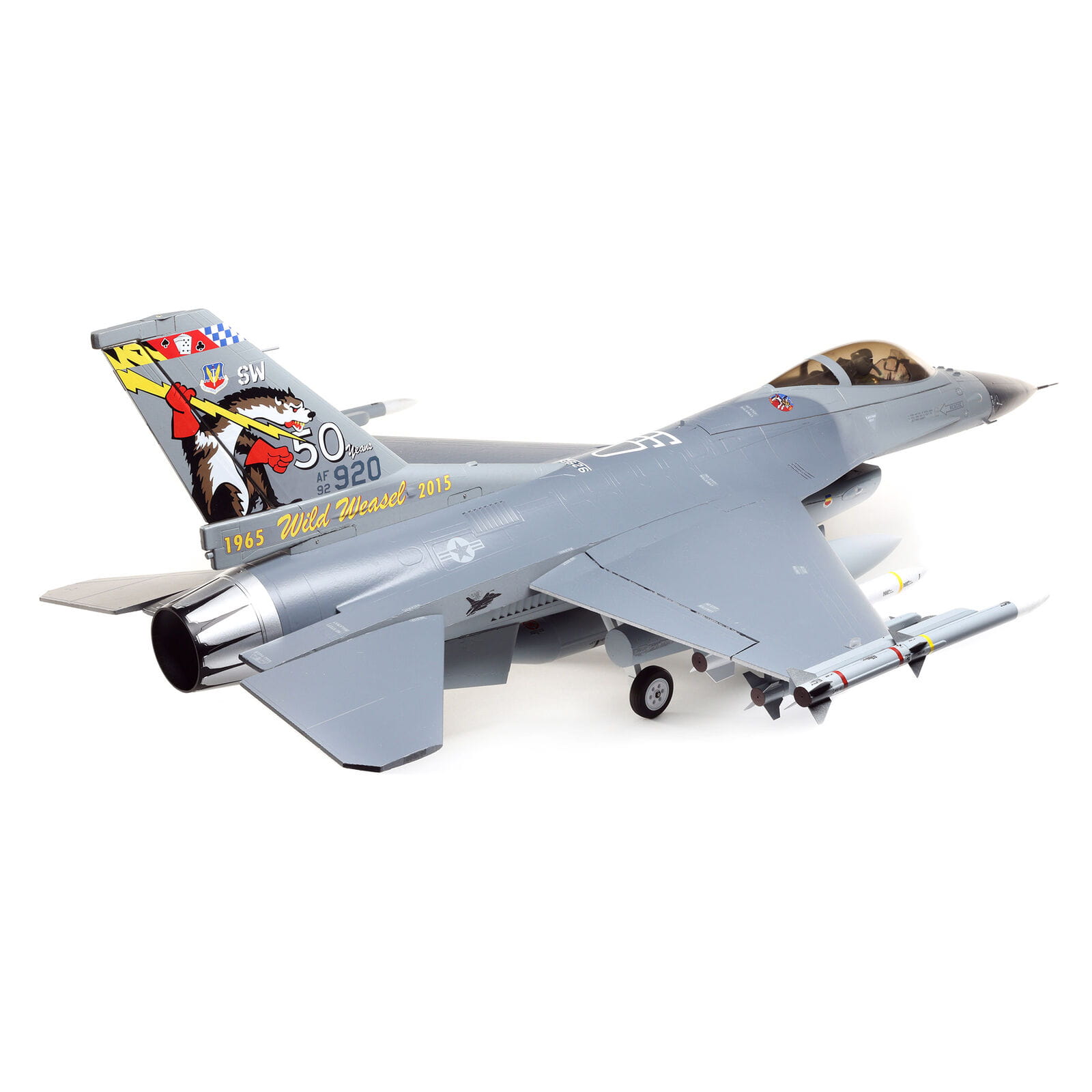 E-flite F-16 Falcon 80mm EDF RC Jet Smart BNF Basic mit SAFE Select - RC-Zubehoer