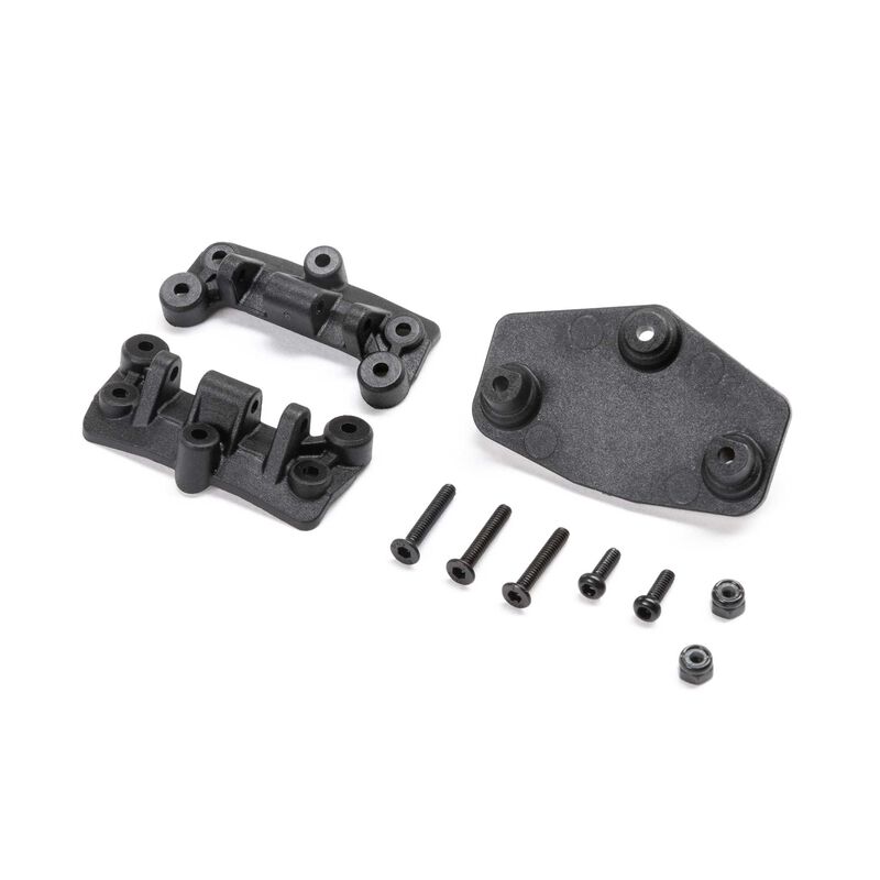 Losi Upper 4-link Mount and Servo Plate_ Mini LMT - RC-Zubehoer