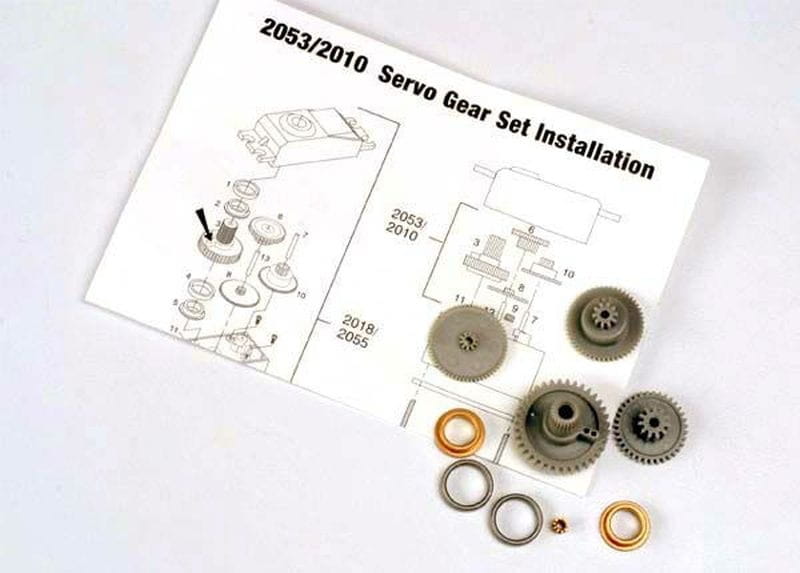 Traxxas Getriebesatz fuer Servo 2055 - RC-Zubehoer