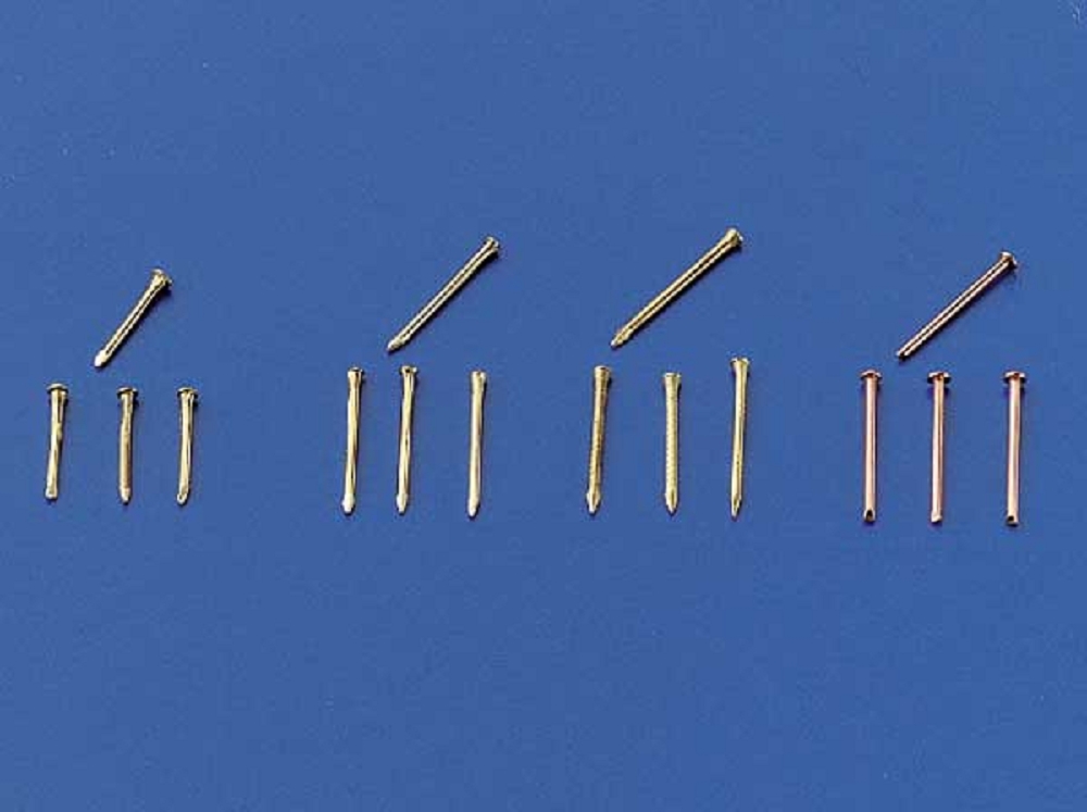 Krick Messingnägel 0,7x12mm (ca 100 Stk)