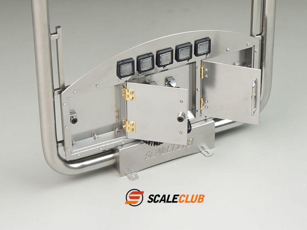ScaleClub 1:14 Auspuffanlage Euro mit LED und Staukästen