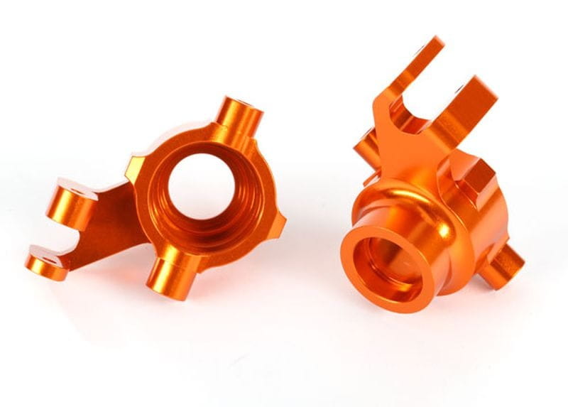 Traxxas Lenkungs-Blöcke l/r Alu orange