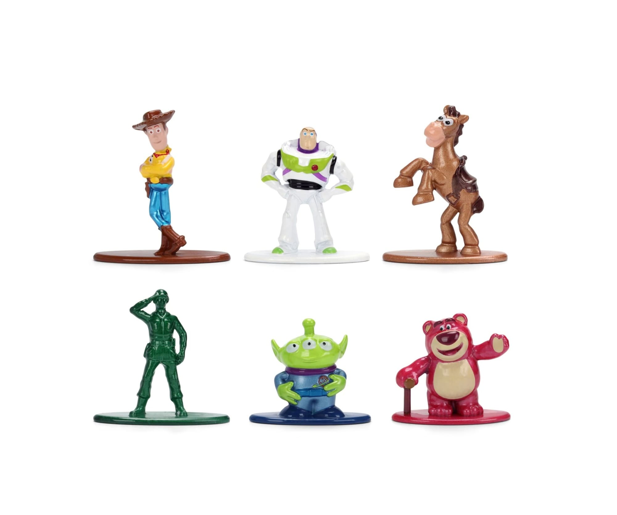 Jada Toys Toy Story Nano Diorama 6 Metallfiguren Woody Buzz und Freunde