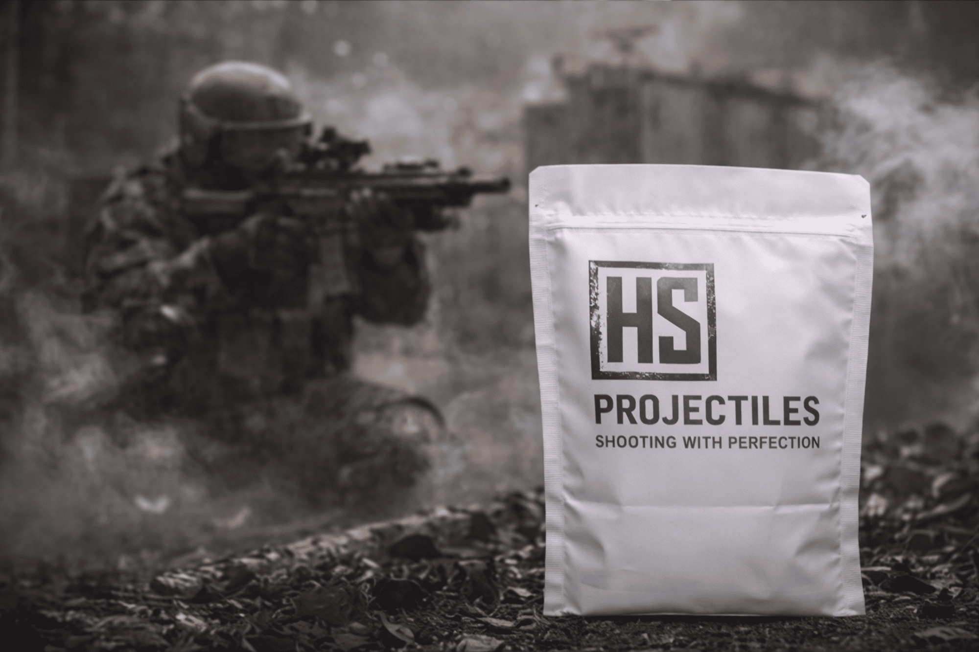 HS Projectiles Trainingsprojektile Paintball 50 Stueck Schwarz Pink MagFed