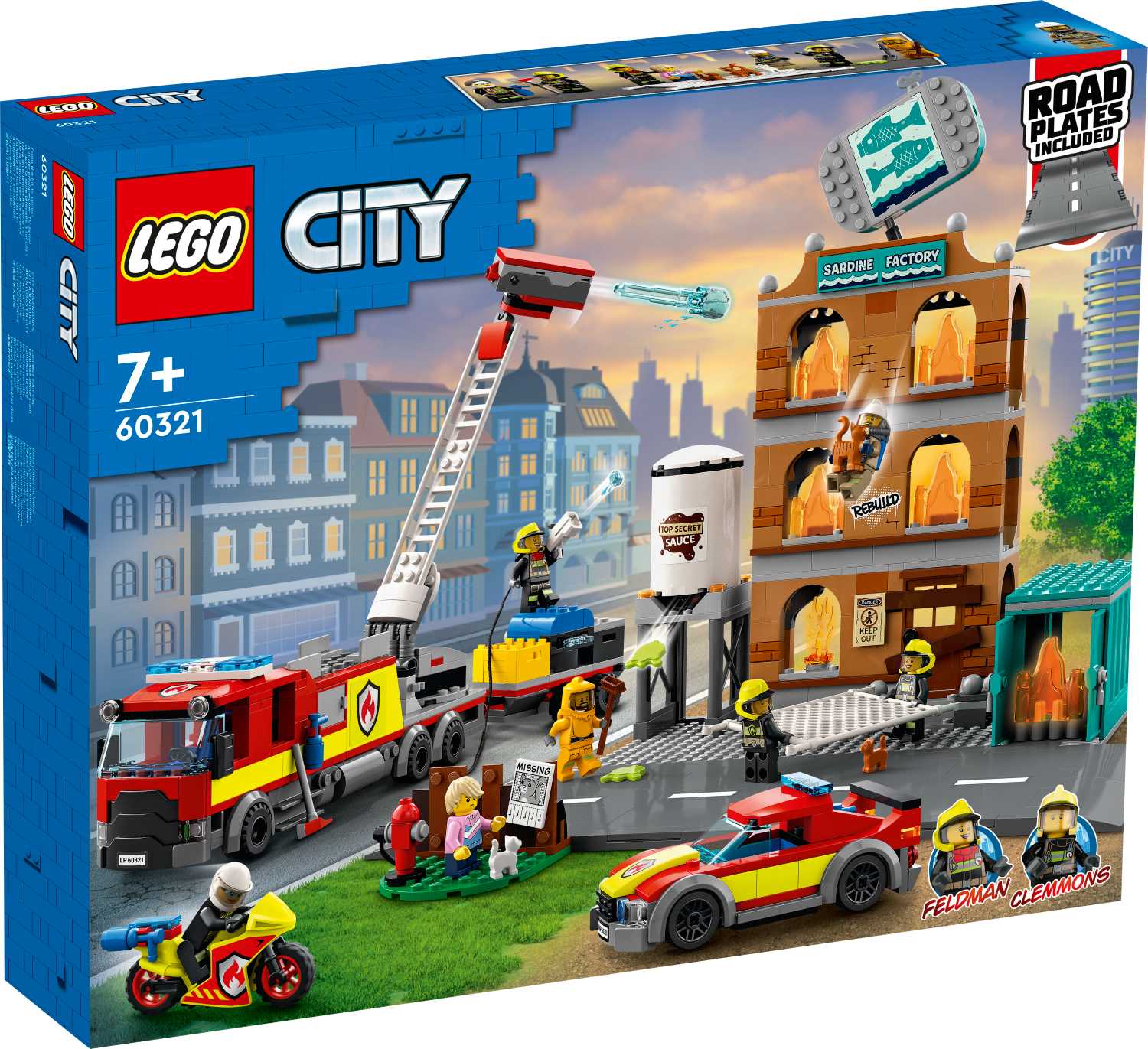 LEGO City Feuerwehreinsatz mit Löschtruppe
