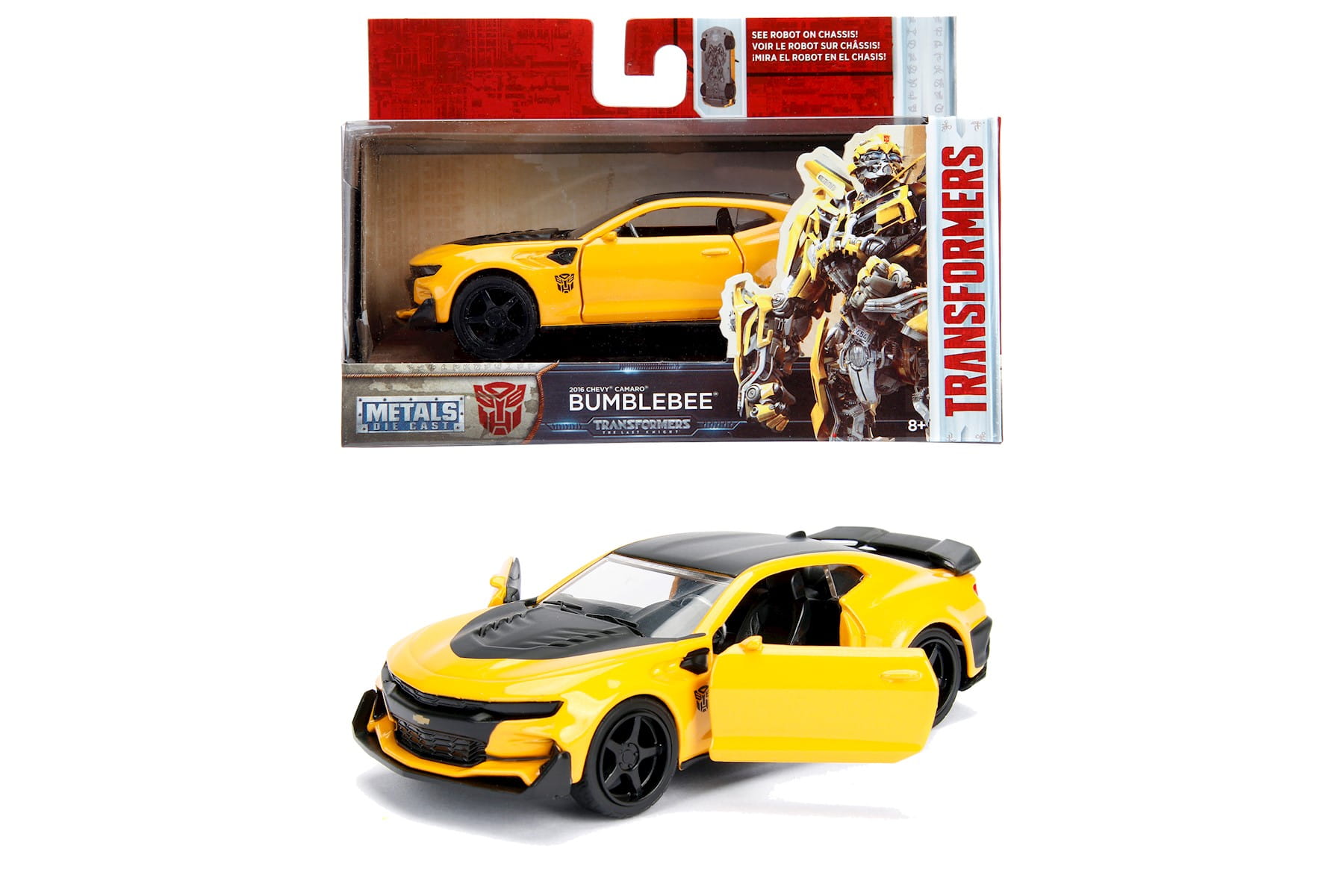 Jadatoys Transformers Bumblebee 2016 Chevy Camaro 1:32