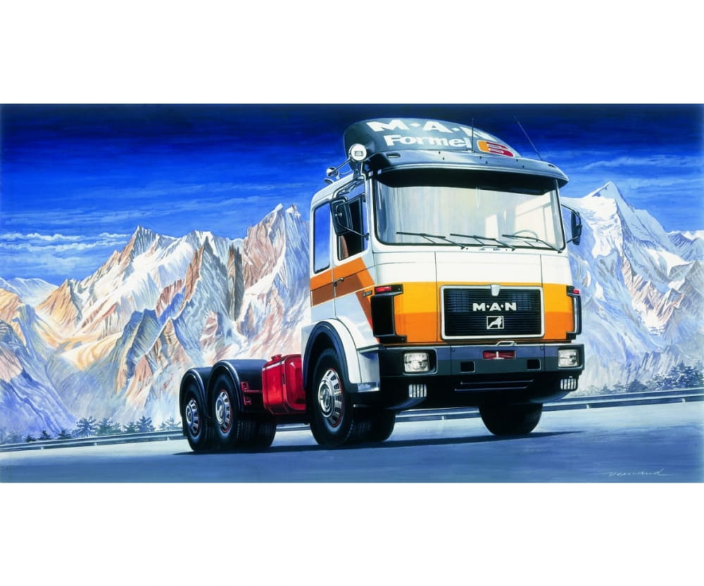 Modellbausatz Italeri MAN 26.321 Formel 6 6x4 im Massstab 1_24_