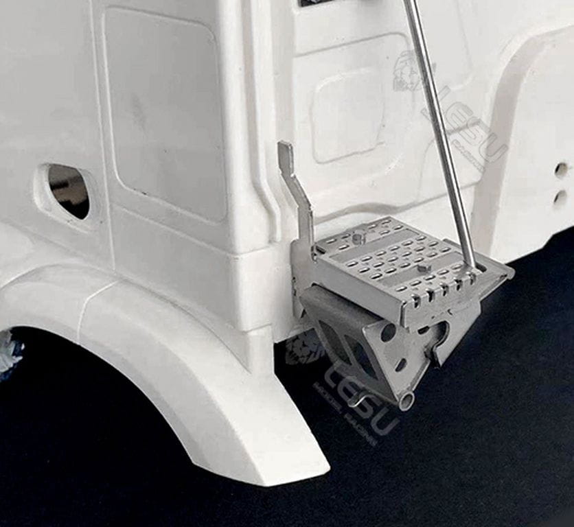 Lesu 1_14 Haltegriff mit Stufe und Hemmschuh fuer Fahrerhaus - RC-Zubehoer