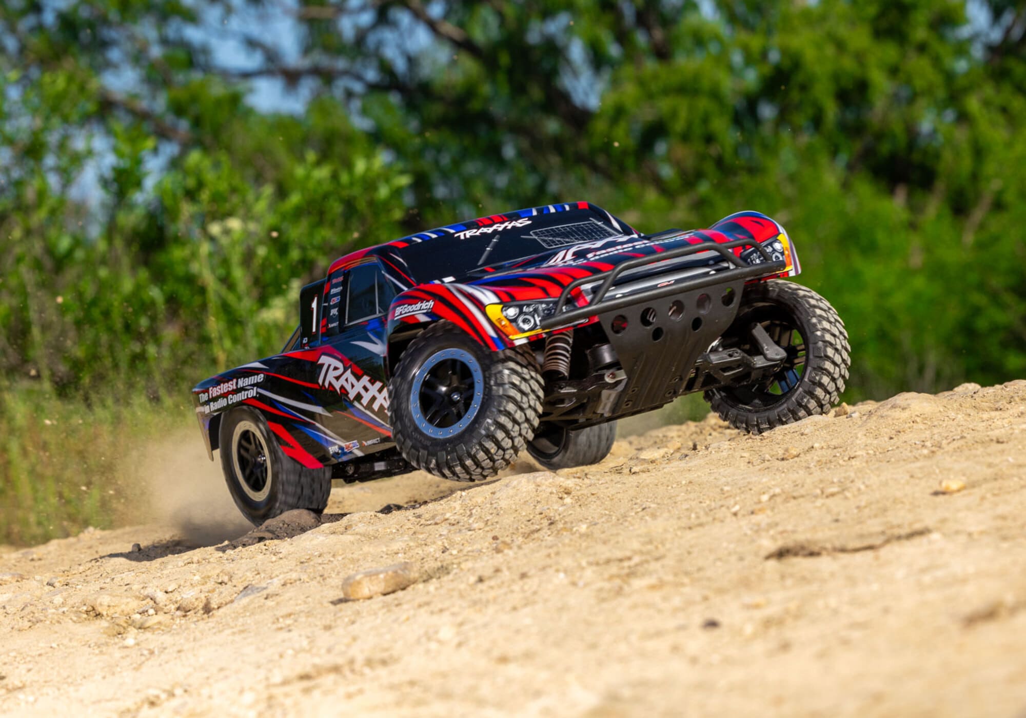 Traxxas Slash 2WD BL-2S 1_10 Short Course RC Truck in rot