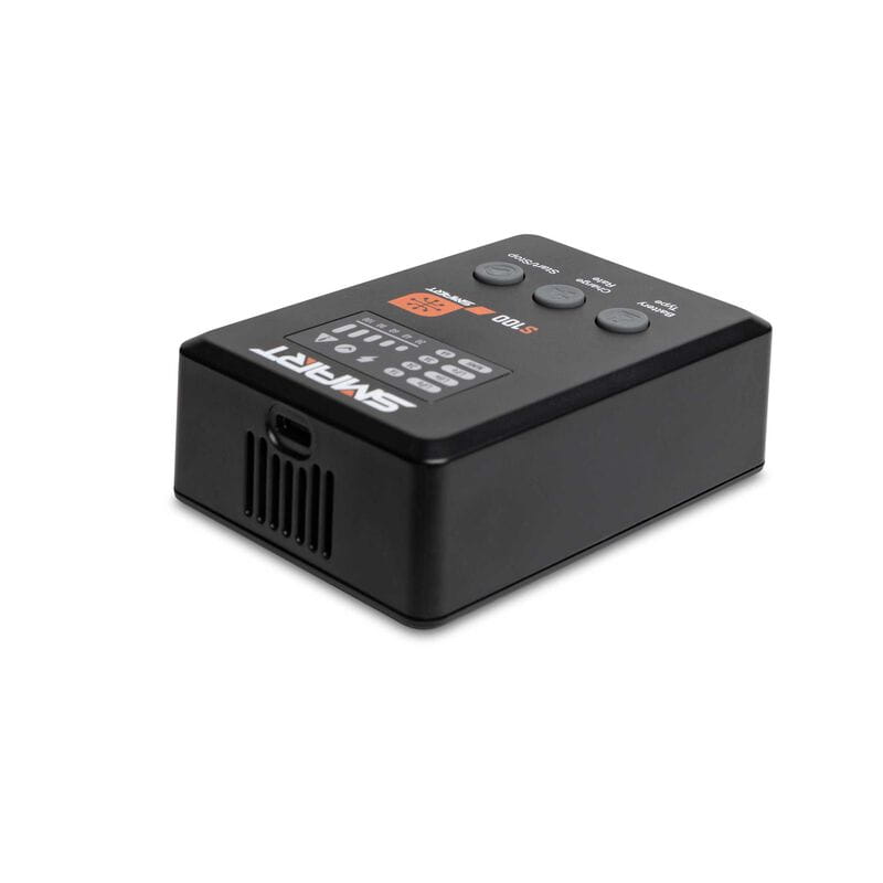 Spektrum S100 Smart USB-C Ladegeraet 100W mit IC3- und IC5-Ausgang Spektrum S100 Smart Charger 100W USB-C Ladegeraet mit IC3 und IC5