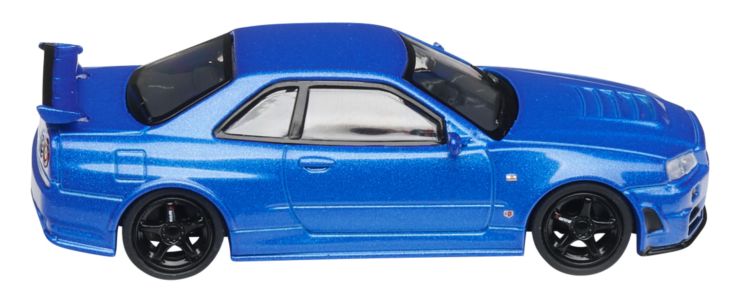Schuco 1_64 Nismo R34 GT-R Z-tune Blau Standmodell