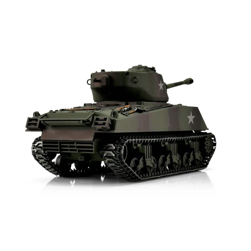 Torro RC Panzer M4A3 Sherman 76mm tarn BB 1_16 - RC-Zubehoer