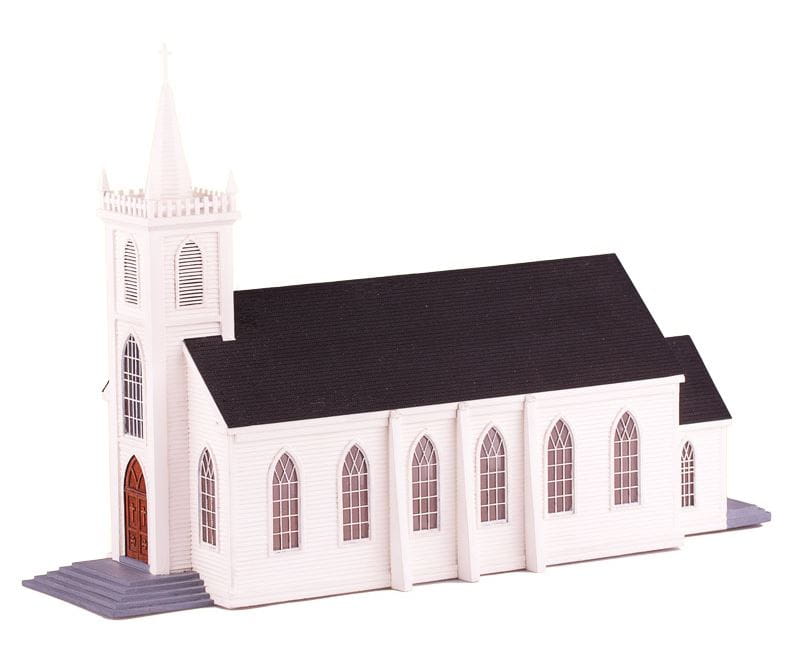 Krick Dusek Californien St. Teresa von Avila Kirche 1:87 Holz Bausatz