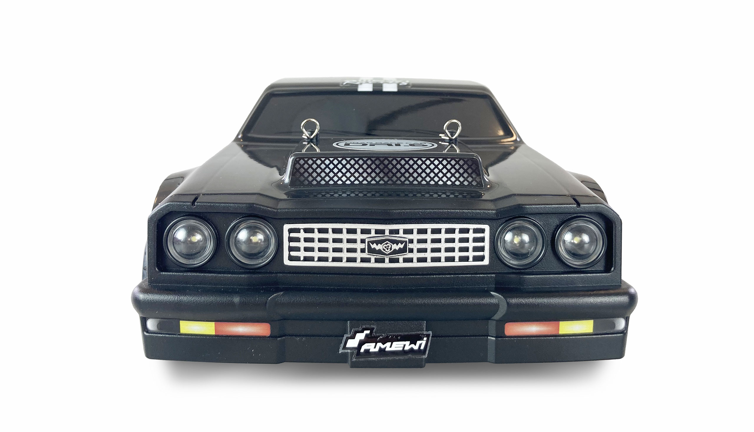 Amewi DR1.6 Drag Racer brushless 4WD 1:16 RTR dunkelgrau