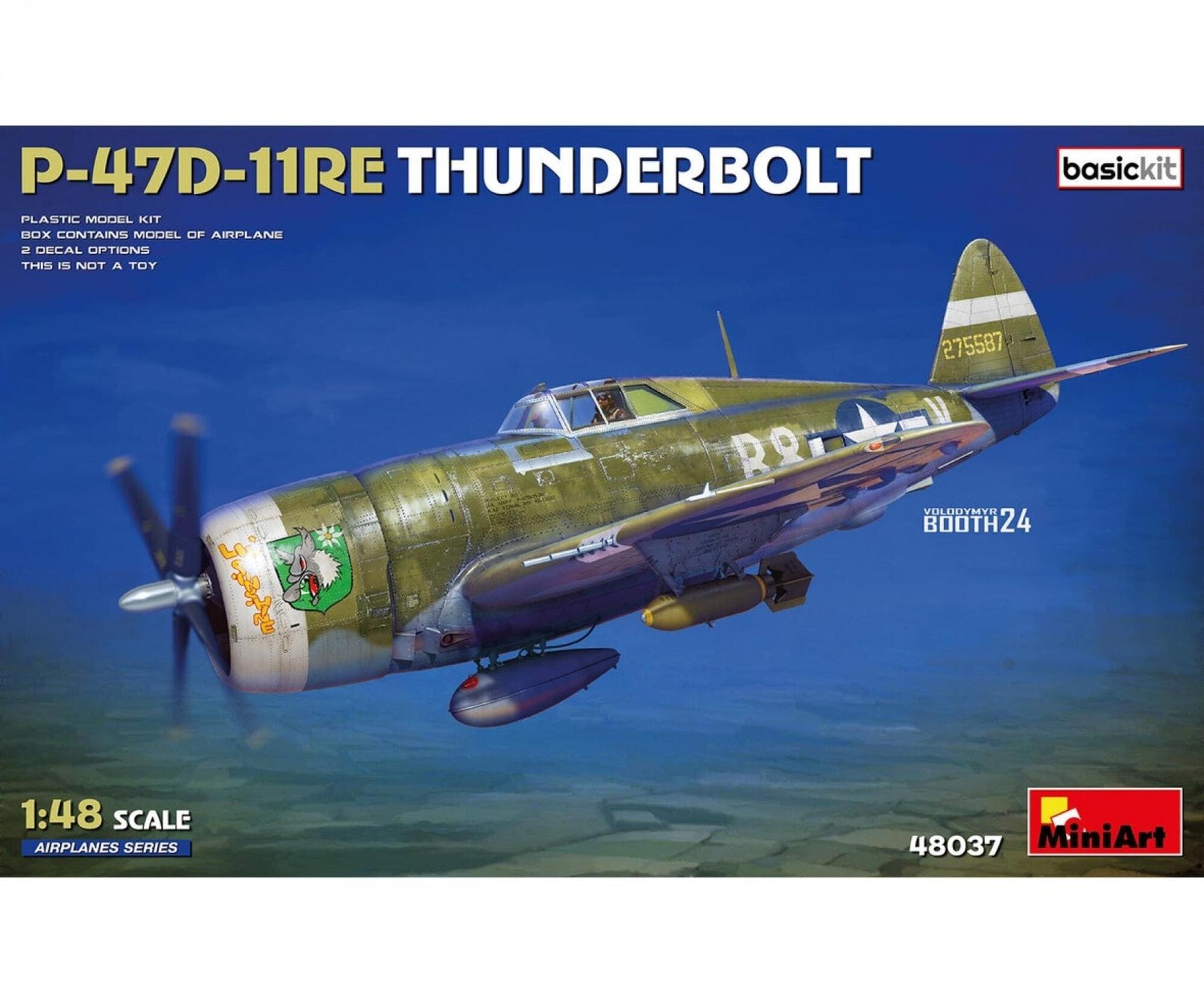 MiniArt 1_48 P-47D-11RE Thunderbolt Basic Kit Modellbausatz_