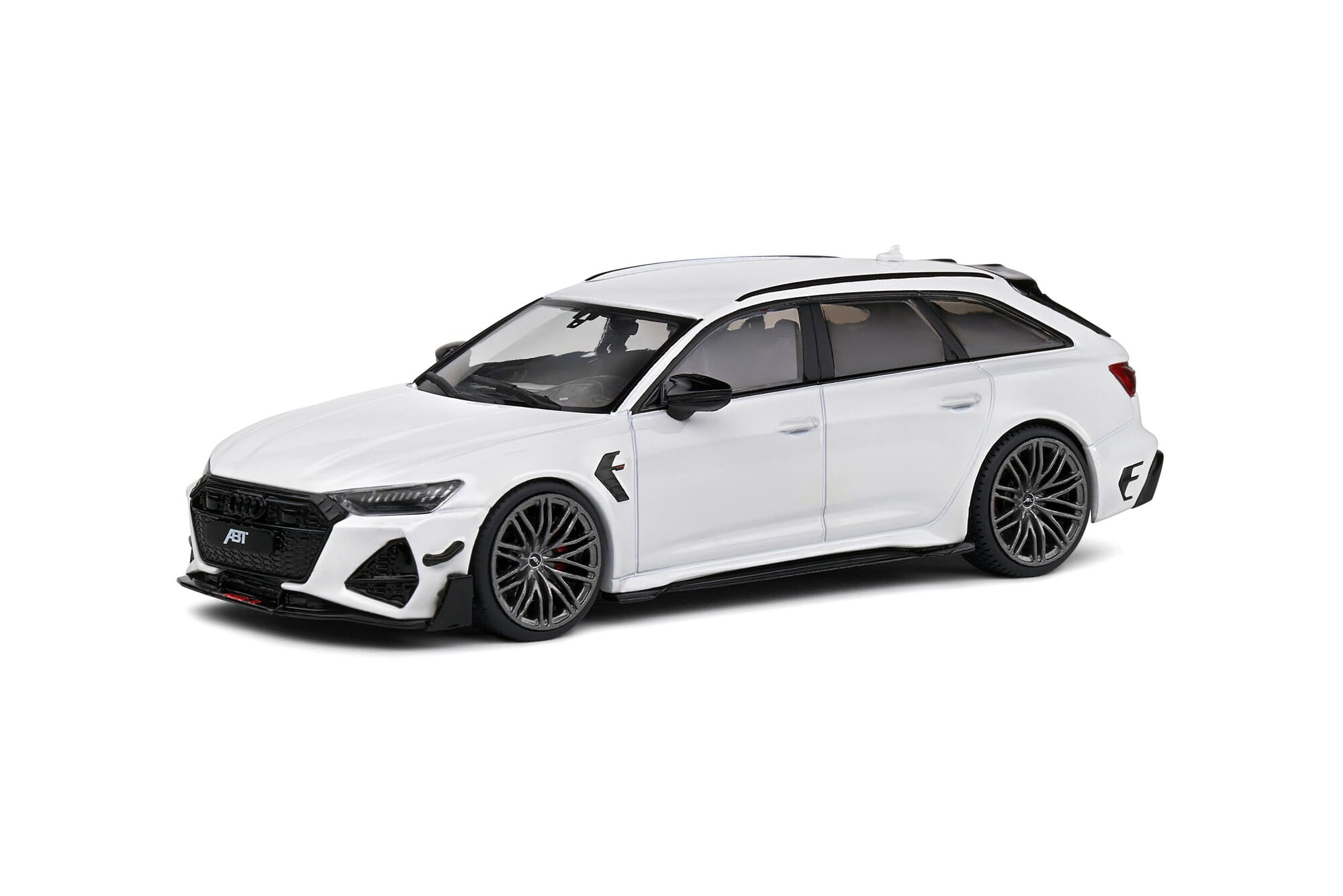 Solido 1_43 ABT RS6 R 2021 in Ibisweiss Modellauto aus Die-Cast Metall