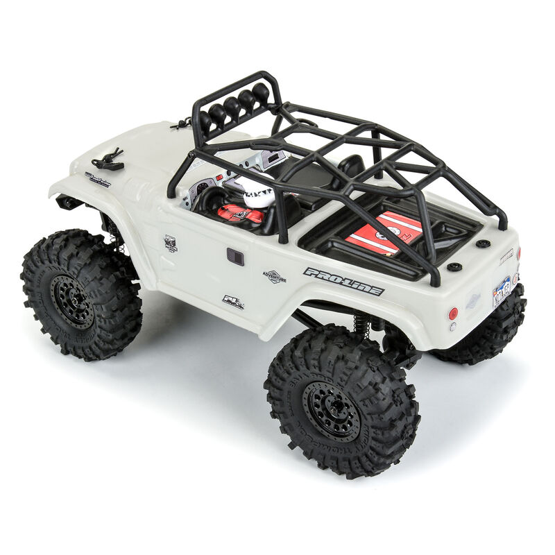 Proline 1_24 1979 Toyota Lund Cruiser FJ40 Unlackiert Karosserie with Trail Cage_ SCX24 Ersatzteil