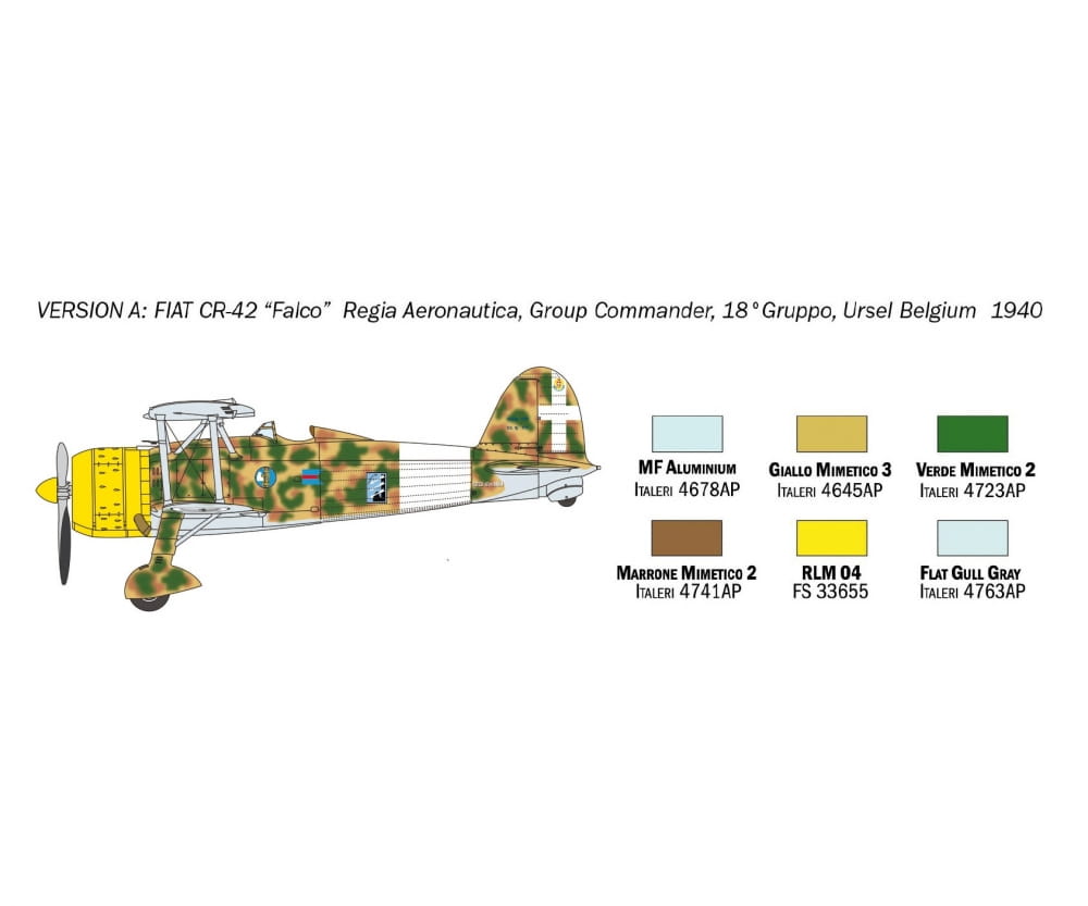 Italeri 1:72 Fiat CR.42 Falco