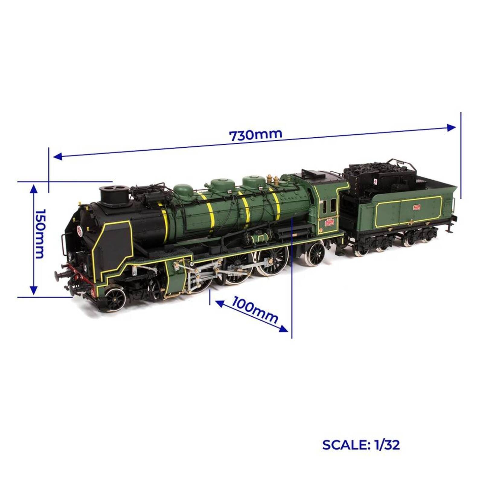 Pacific 231 Amerik. Lok Standmodellbausatz 1_32 - Modellzubehoer