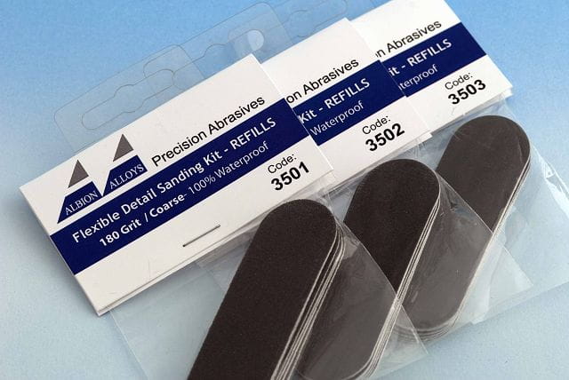 Krick Flexible Detail-Schleif-Pad 400 Koernung 80x25 mm - RC-Zubehoer