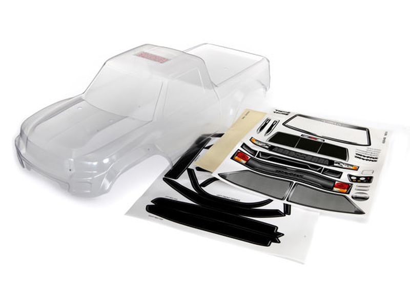 Traxxas Karosserie TRX-4 Sport _unlackiert_ mit Fenster-Masken _ Decal - RC-Zubehoer