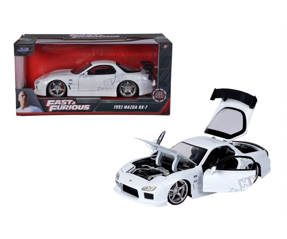 Jada Toys Fast _ Furious 1993 Mazda RX-7 Modellauto 1_24 weiss_