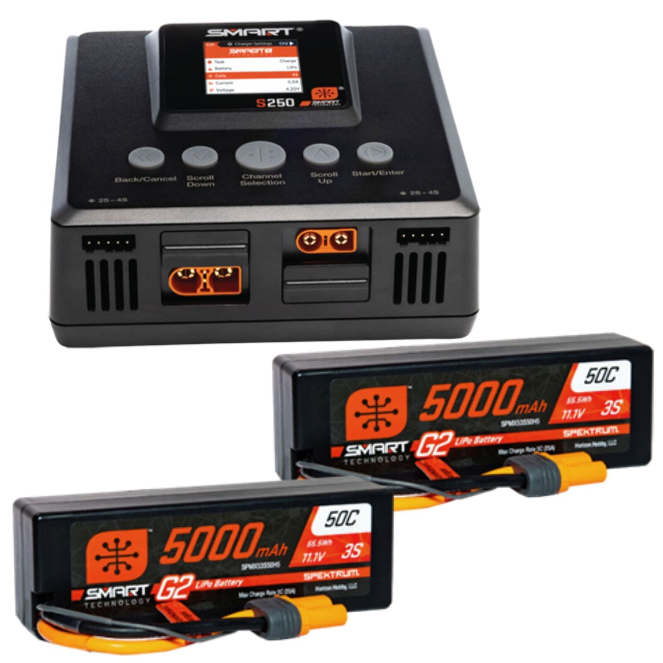 Spektrum Smart Powerstage 6S Bundle mit 2 LiPo Akkus - Ladegeraet spektrum-smart-powerstage-6s-bundle-mit-2-lipo-akkus-ladegeraet