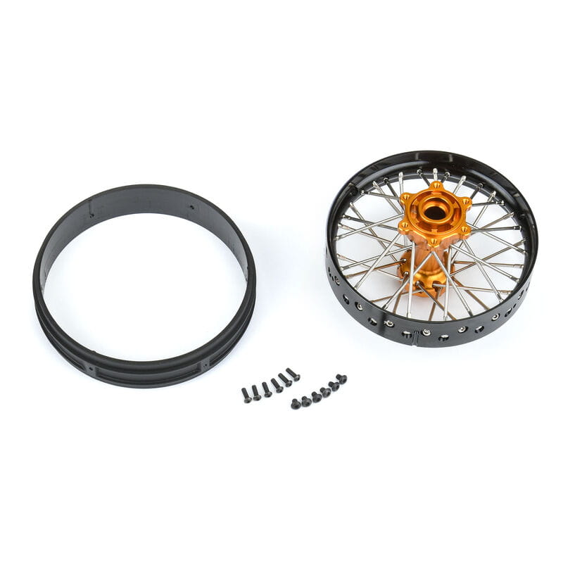 Proline 1_4 Pro-Spec Aluminum V2 Bead Rear Wheel Black_Gold _1_ Promoto-MX - RC-Zubehoer