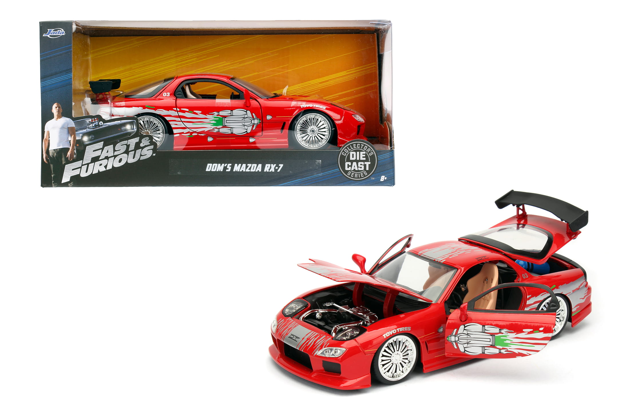 Jada Fast & Furious 1993 Mazda RX-7 1:24 Modellauto