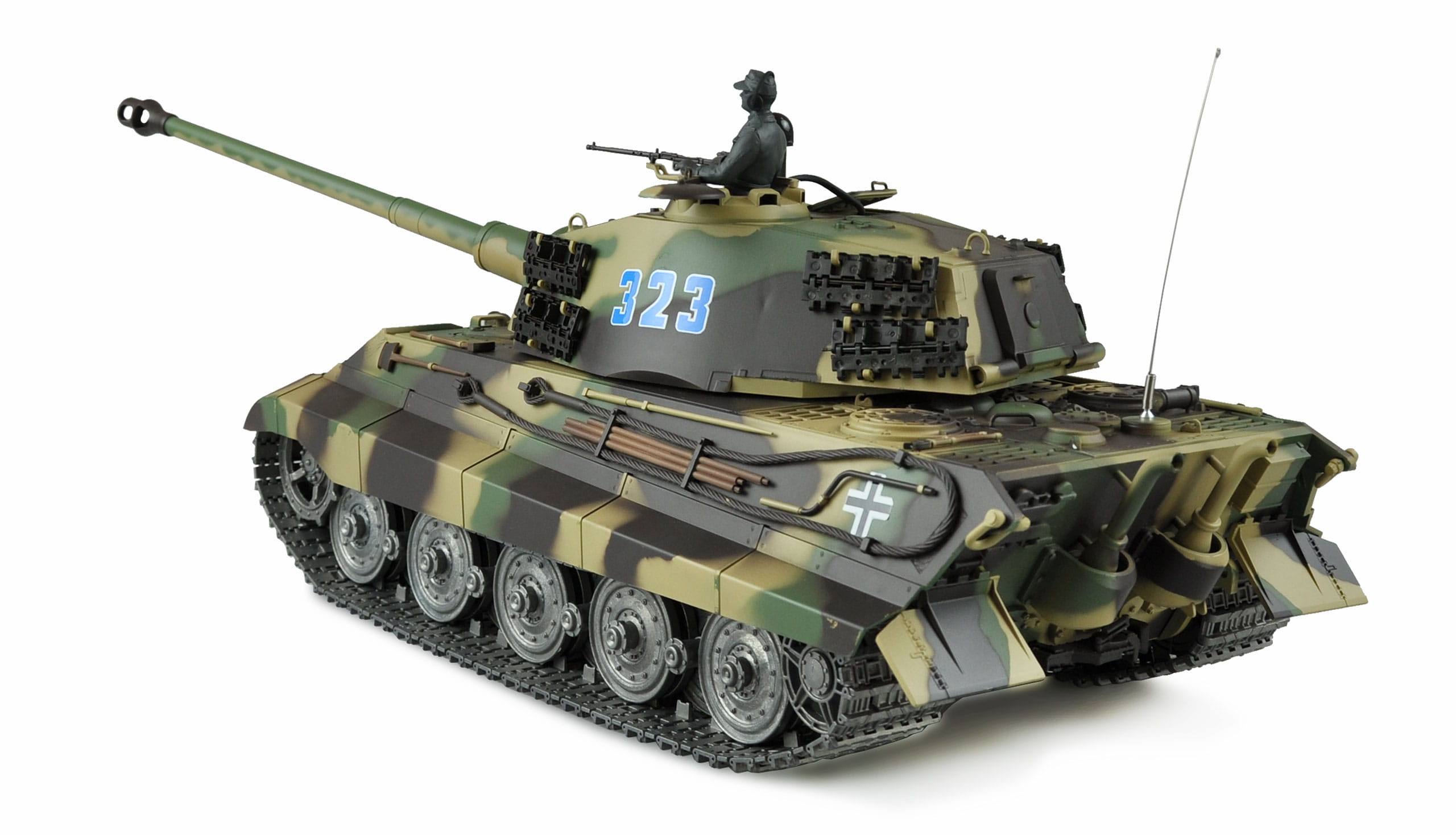 Amewi RC Panzer Koenigstiger 1_16 Professional Line mit BB- _ IR-Schuss