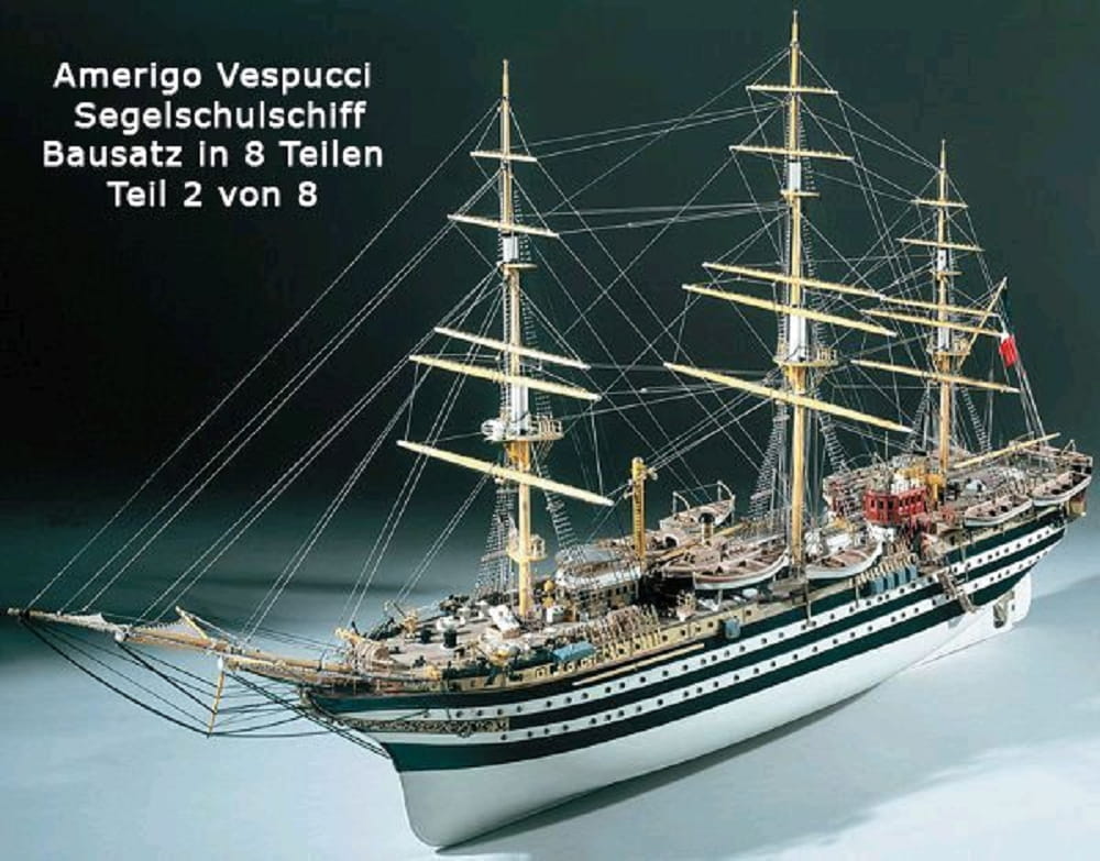 Krick Amerigo Vespucci Baukasten 2. Schritt