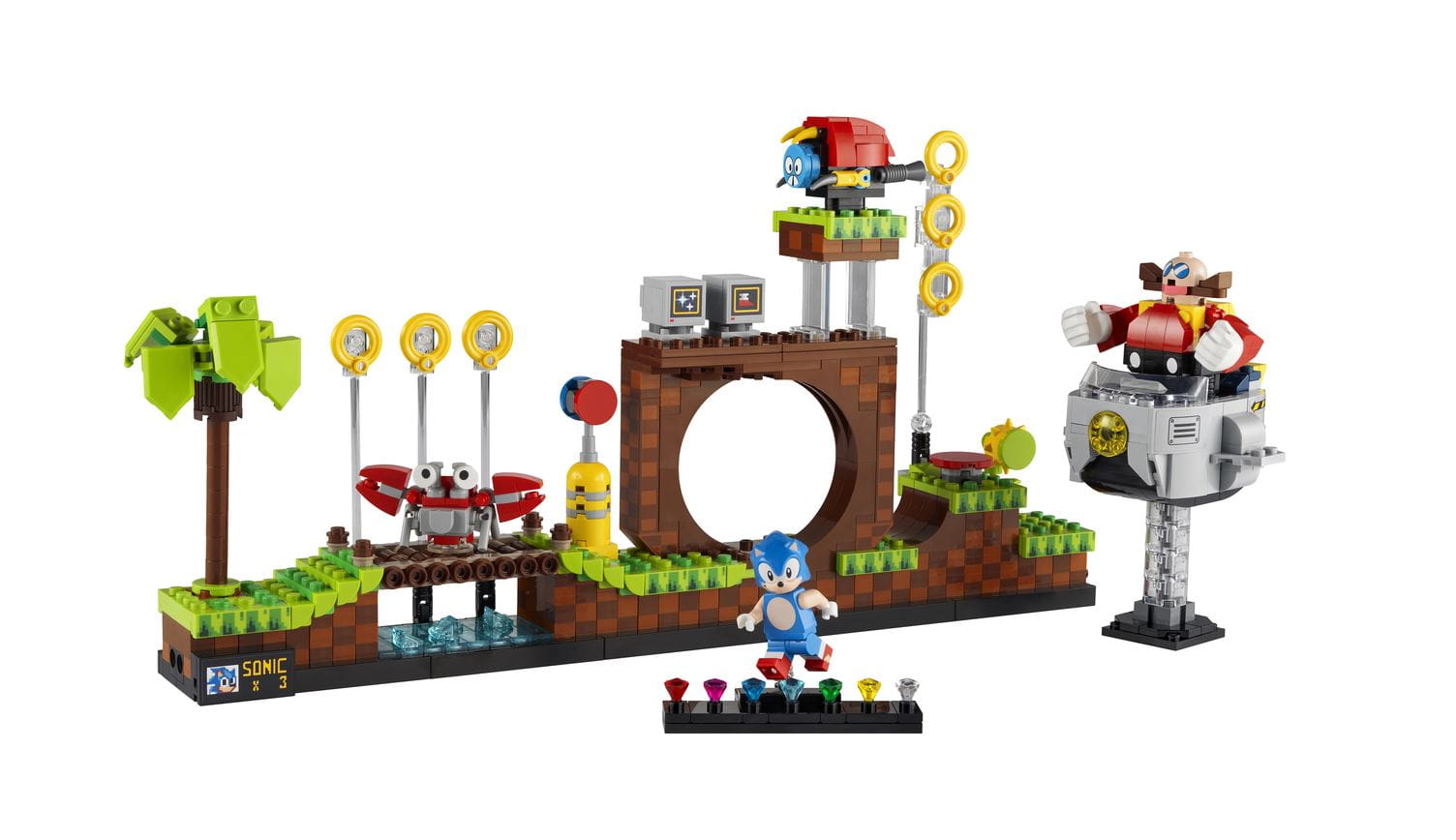 LEGO Sonic The Hedgehog™ Green Hill Zone Exklusiv IDEAS 1125 Teile