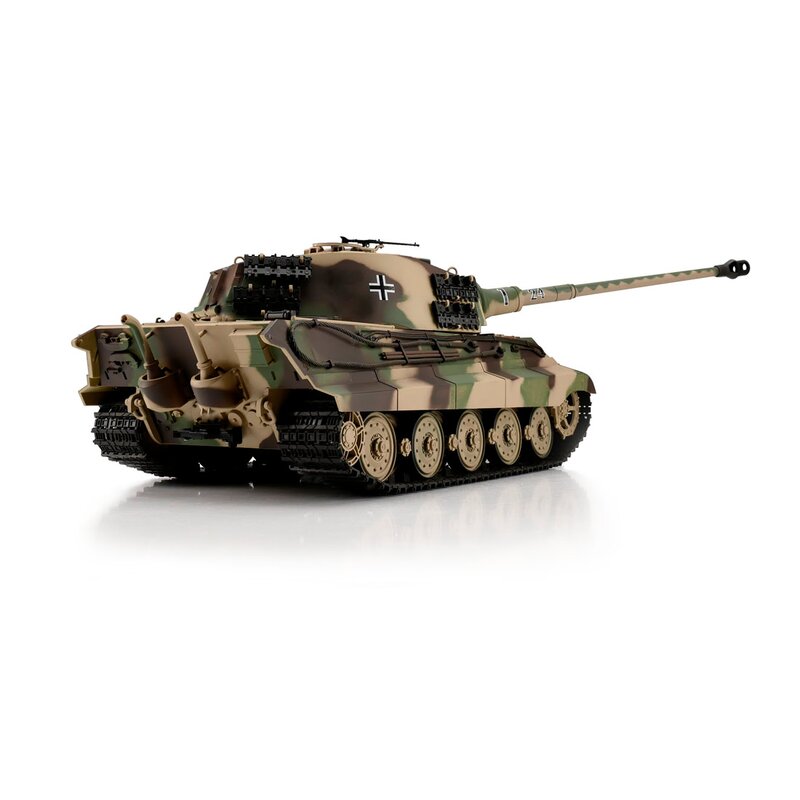 RC Panzer HengLong Koenigstiger 1_16 BB_IR mit Henschelturm in Tarnfarbe_ RTR